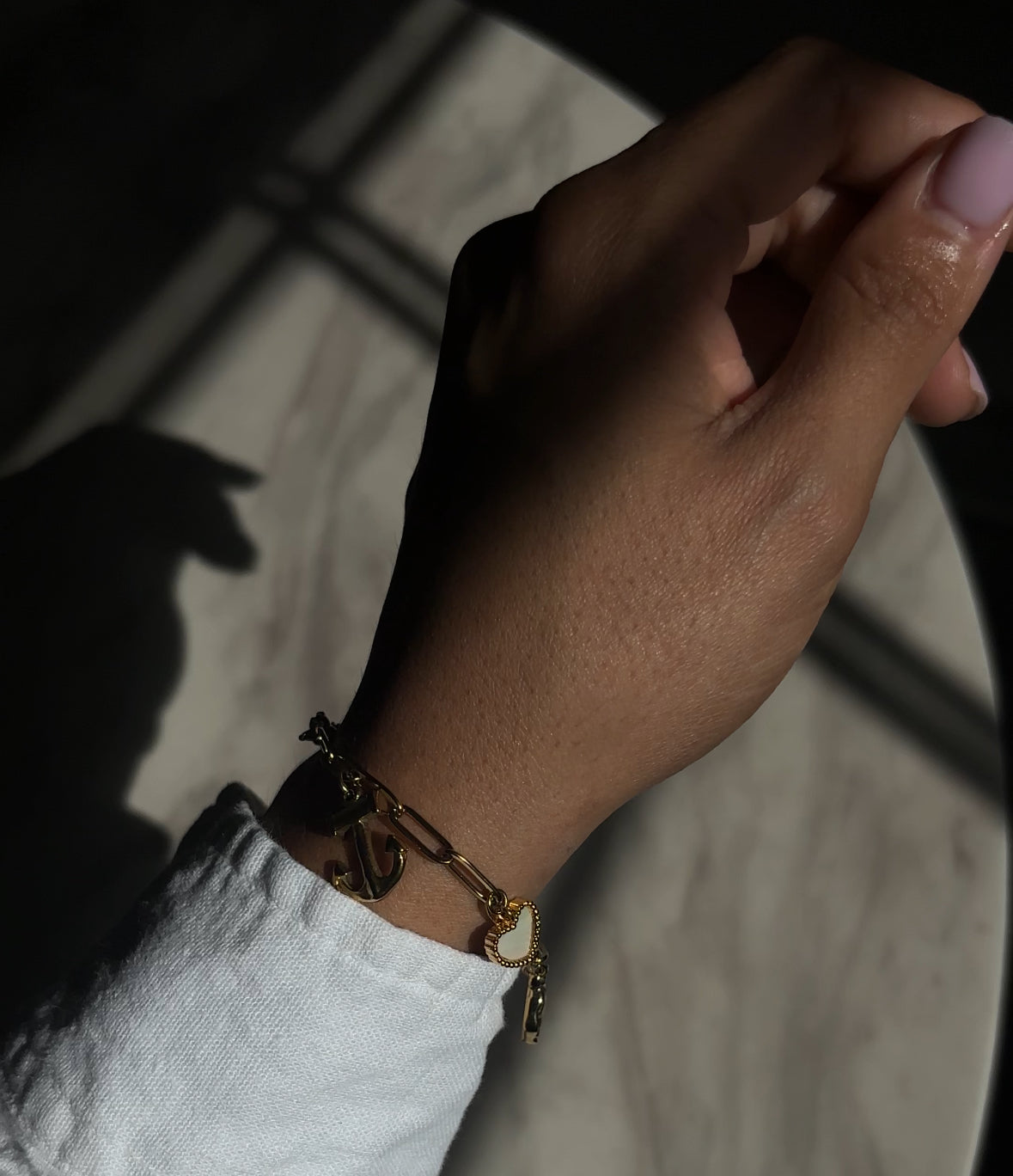 Paper clip bracelet