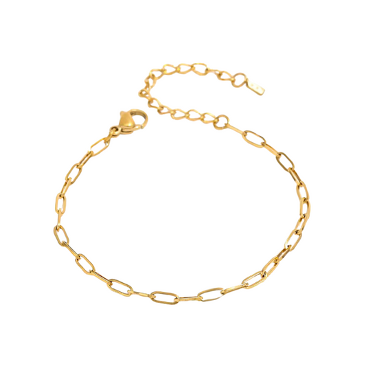 Paper clip bracelet